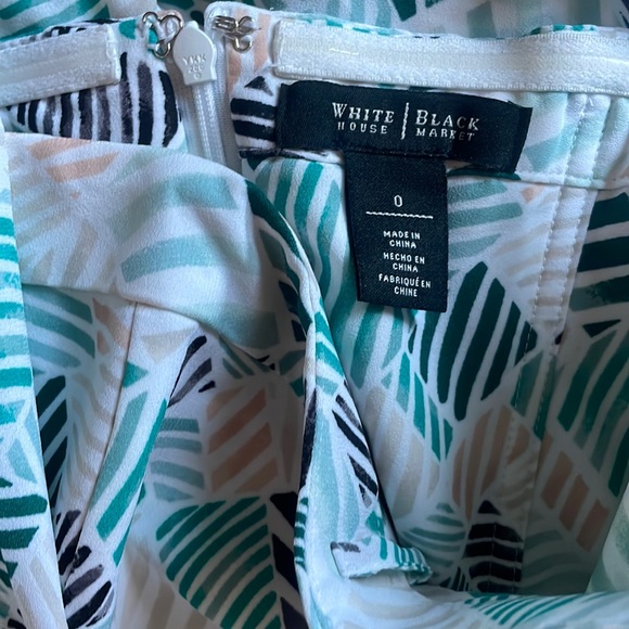 NWOT Black House White Market High Low Strapless Dress with Shash - Picture 10 of 11